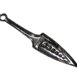 Qty. 3 Skinny Drops 2-ring 33 x 6mm