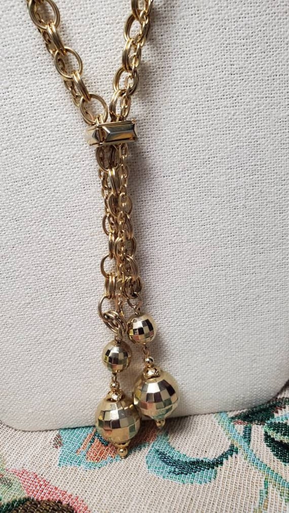 Vintage slide necklace Gem