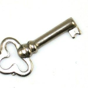 Qty. 6 Tiny Keys - 20 x 10mm