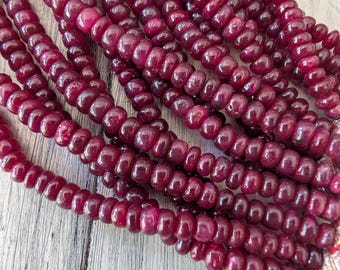 RUB01 Ruby beads 8-Strands
