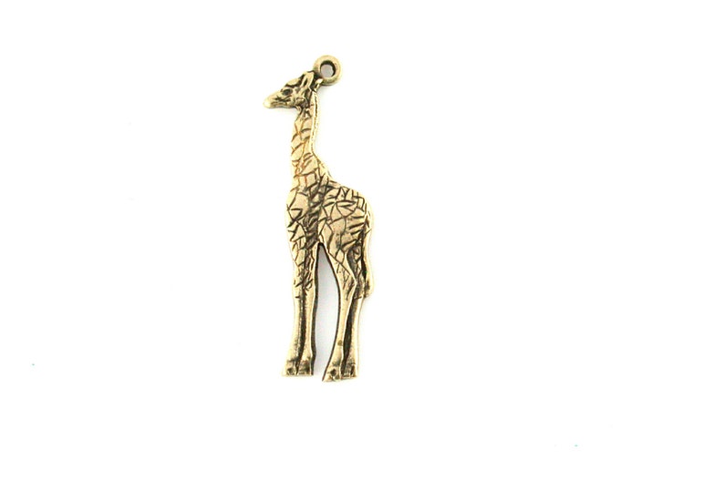 Qty. 4 Tiny Giraffes 22 x 6mm image 1