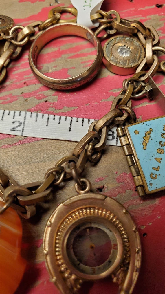 Victorian charm bracelet