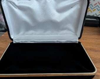 2 pcs. Black velvet box for high end jewelry