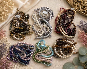 Freshwater Pearls Mix pack strands (5) packages.