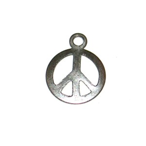 Qty. 8 Tiny Peace Signs - 8mm