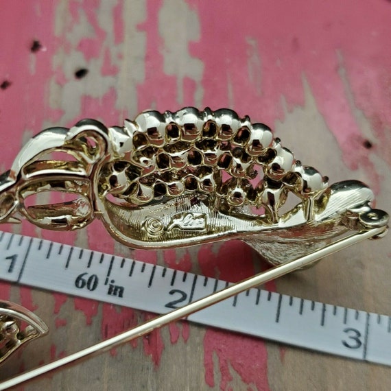 Vintage Coro Tulip Brooch - image 5