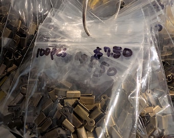 9mm x 4mm foldover cord end
