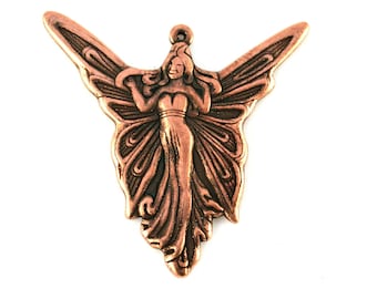 Qty. 2 Fairy Pendants - 30mm
