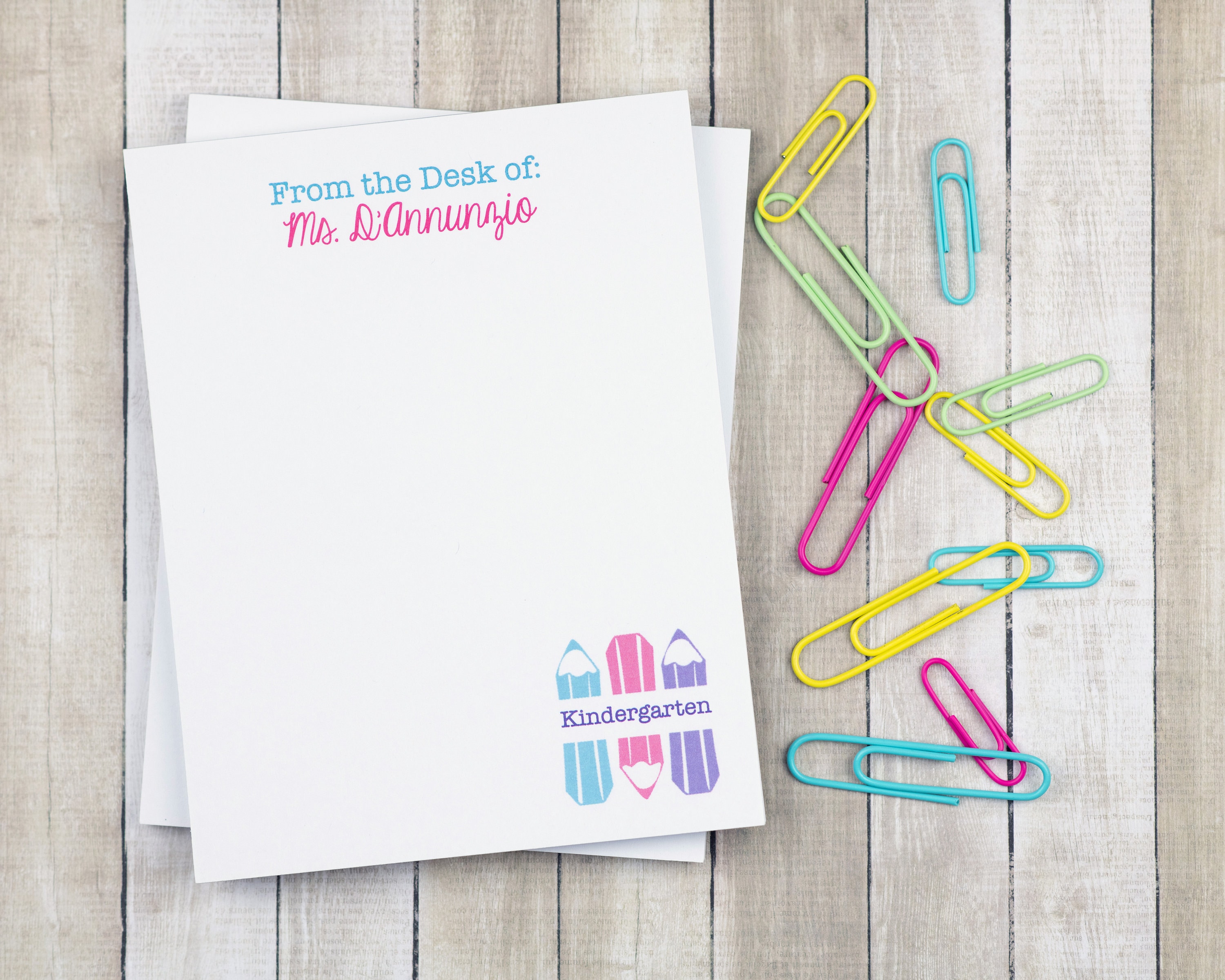 Personalized Teacher Stationery Gift for Teacher Teacher Etsy