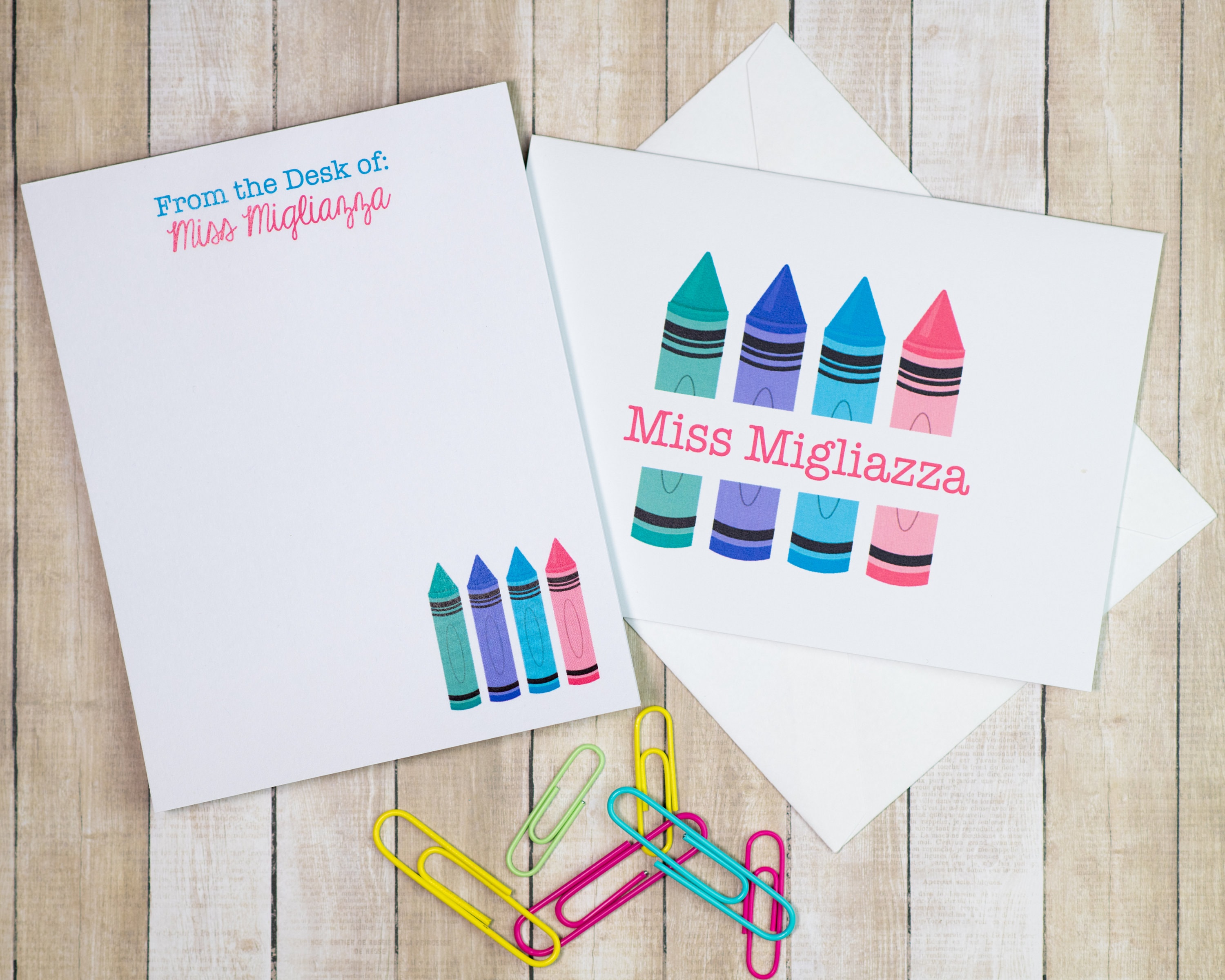 Personalized Teacher Stationery Gift for Teacher Teacher Etsy