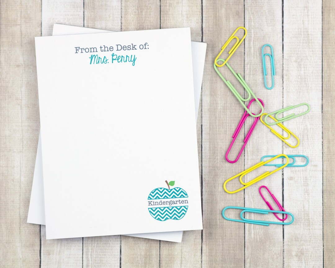 Personalized Teacher Notepad - Gifts for Teacher - Teacher Notepad ...