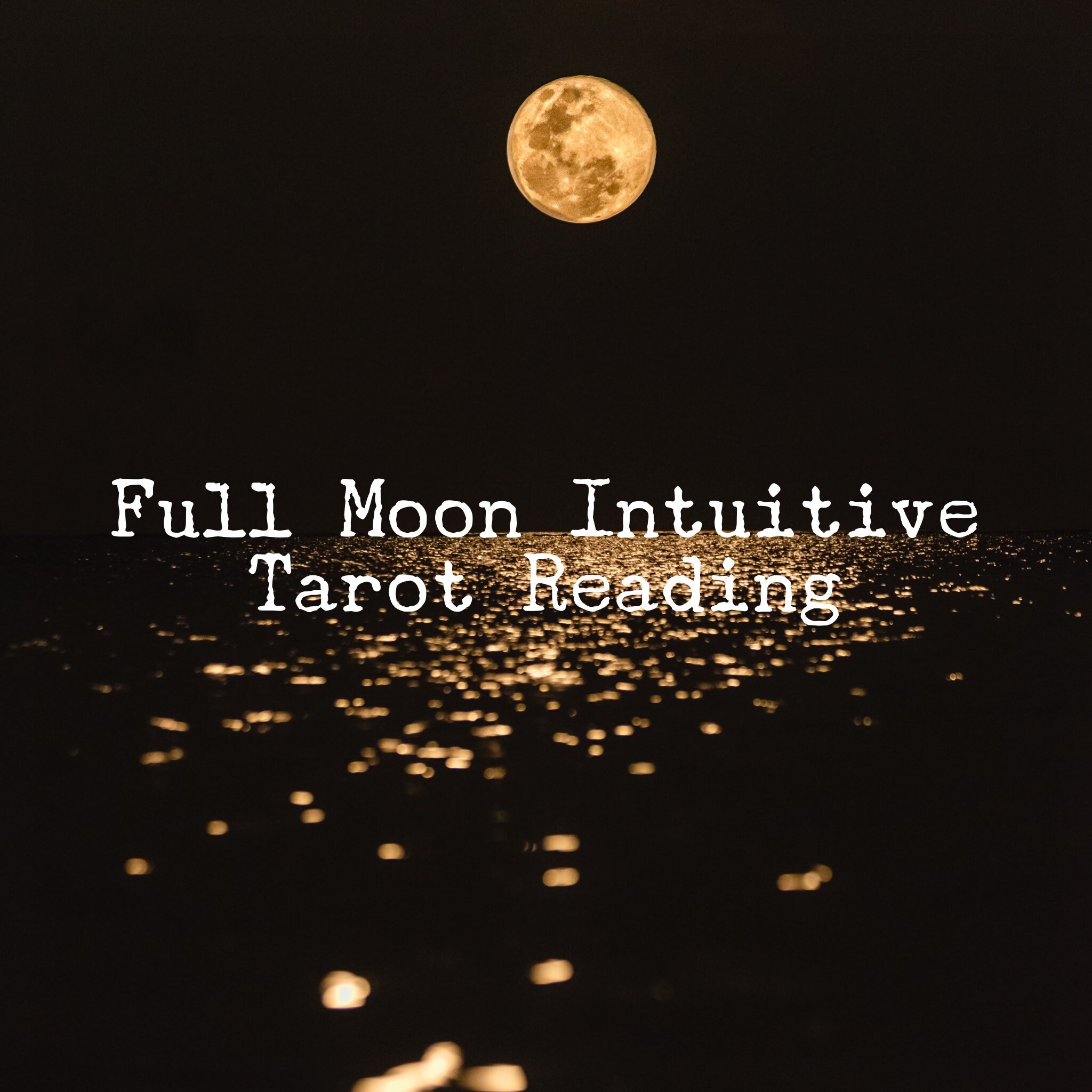 Full Moon Tarot Reading Etsy