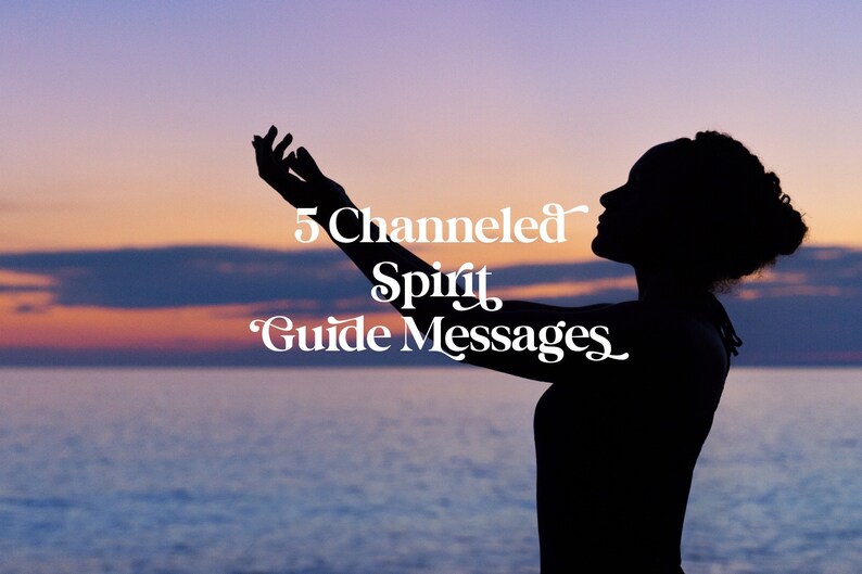 Same Day 5 Channeled Spirit Guide Messages - Etsy