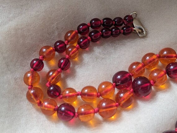 vintage Bakelite plastic translucent cherry juice… - image 7