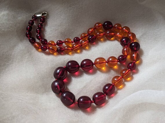 vintage Bakelite plastic translucent cherry juice… - image 5