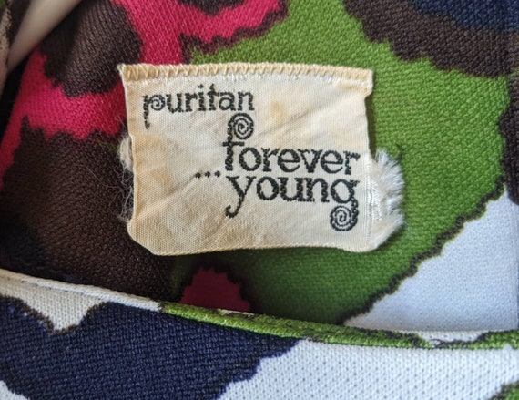 vintage Puritan Forever Young flower floral tropi… - image 8