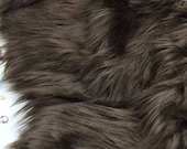 Brown faux fur 2 quot pile, Brown fur, Brown fur fabric craft squares, brown fursuit fur, brown shag fur, brown wolf fur, brown fake fur