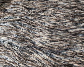 Gray Fox fur, faux fur, gray faux fur, faux fox fur, brown fox fur, black fox fur, silver fox fur, realistic fox fur, gray fox fur,