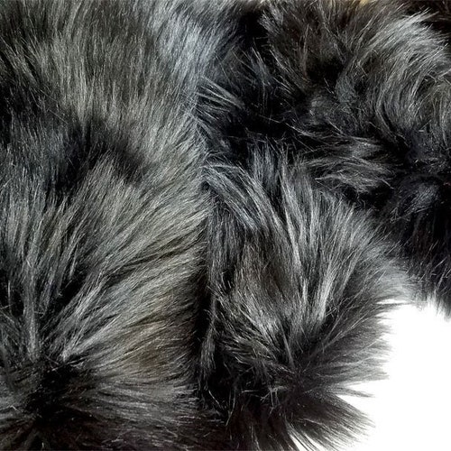 Eden BURGUNDY Shaggy Long Pile Soft Faux Fur Fabric for | Etsy