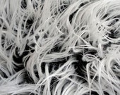 Frosted gray fur 3 quot pile, craft squares, gray fur, gray faux fur, gray fur fabric, long pile faux fur, wolf fur, gray Mongolian fur