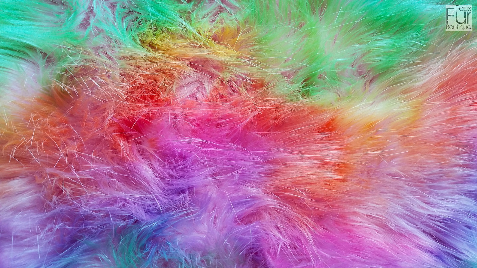 Luxury Shag Tiedye Faux Fur by the Yard Rainbow Faux Fur by Etsy