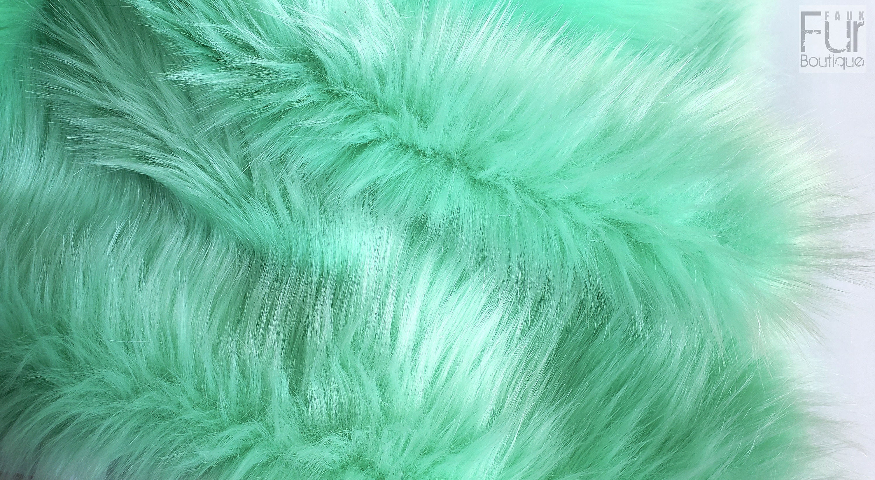 Mint Green Faux Fur 2 Pile Mint Fur Fabric Craft Etsy UK