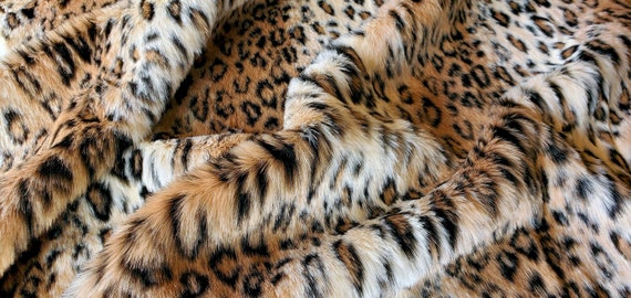 Leopard Faux Fur, Leopard Fur Fabric Craft Squares, Fursuit Fur, Fake Fur,  Cosplay Fur, Animal Faux Fur, Faux Fur Fabric, Leopard Fabric 