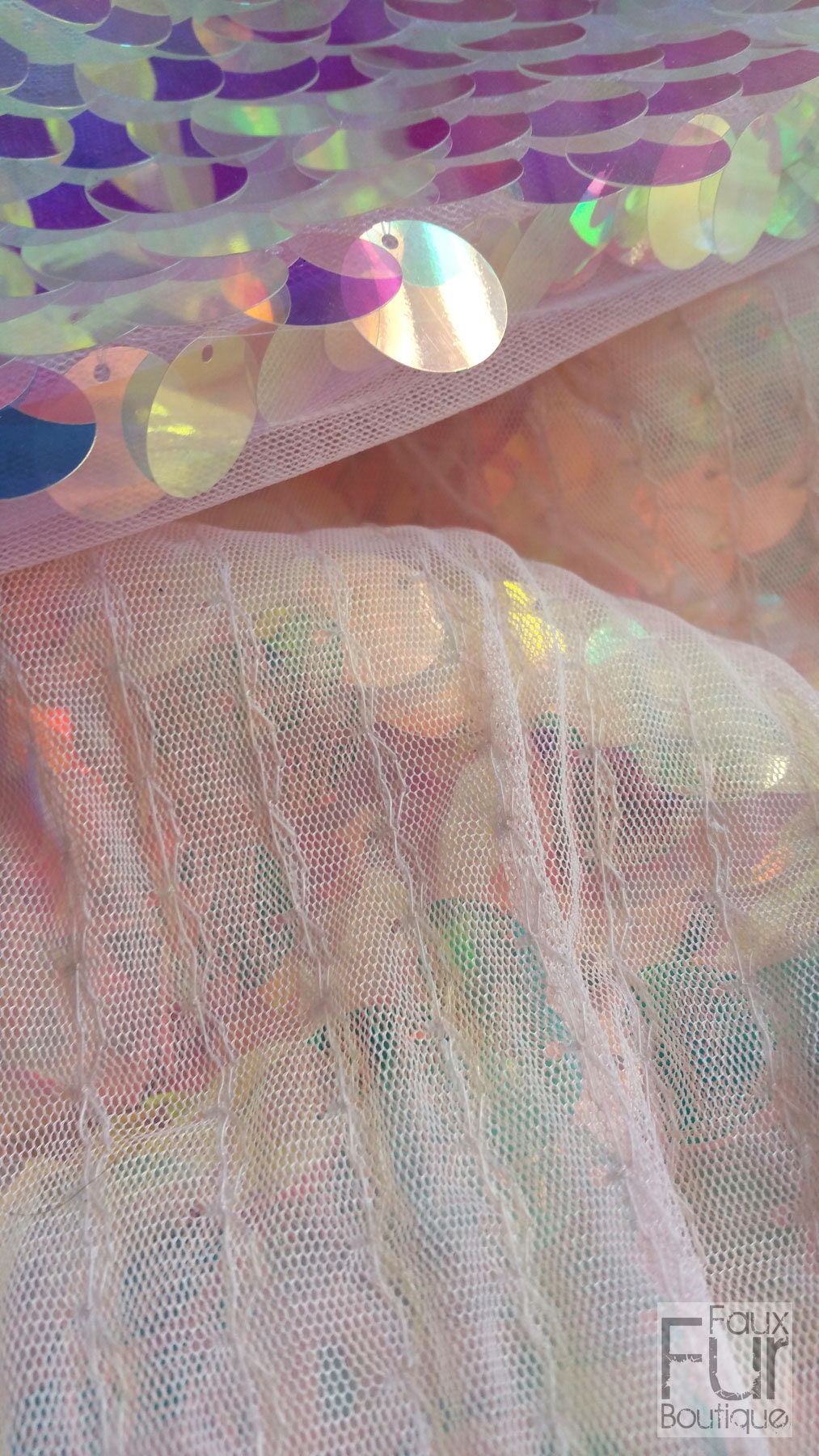 Iridescent Sequin Fabric Holographic Sequin Mesh Fabric - Etsy