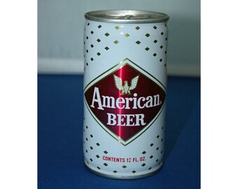 Vintage American Beer Can Pull Tab Steel Pittsburgh Brewing Unopened Bar Memorabilia Barware Collectible Breweriana Advertisement Ephemera