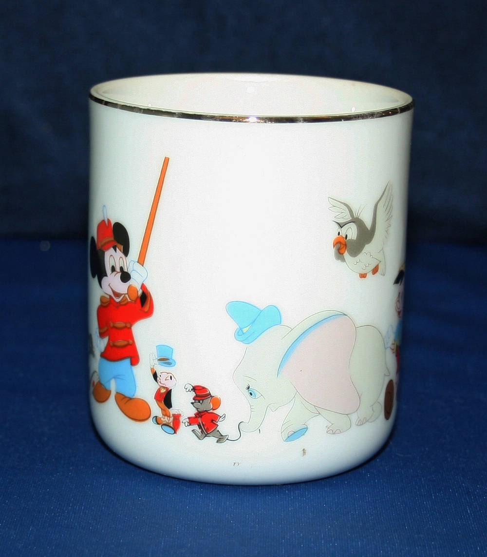 Vintage Walt Disney Productions Porcelain Character Coffee Mug Hot 