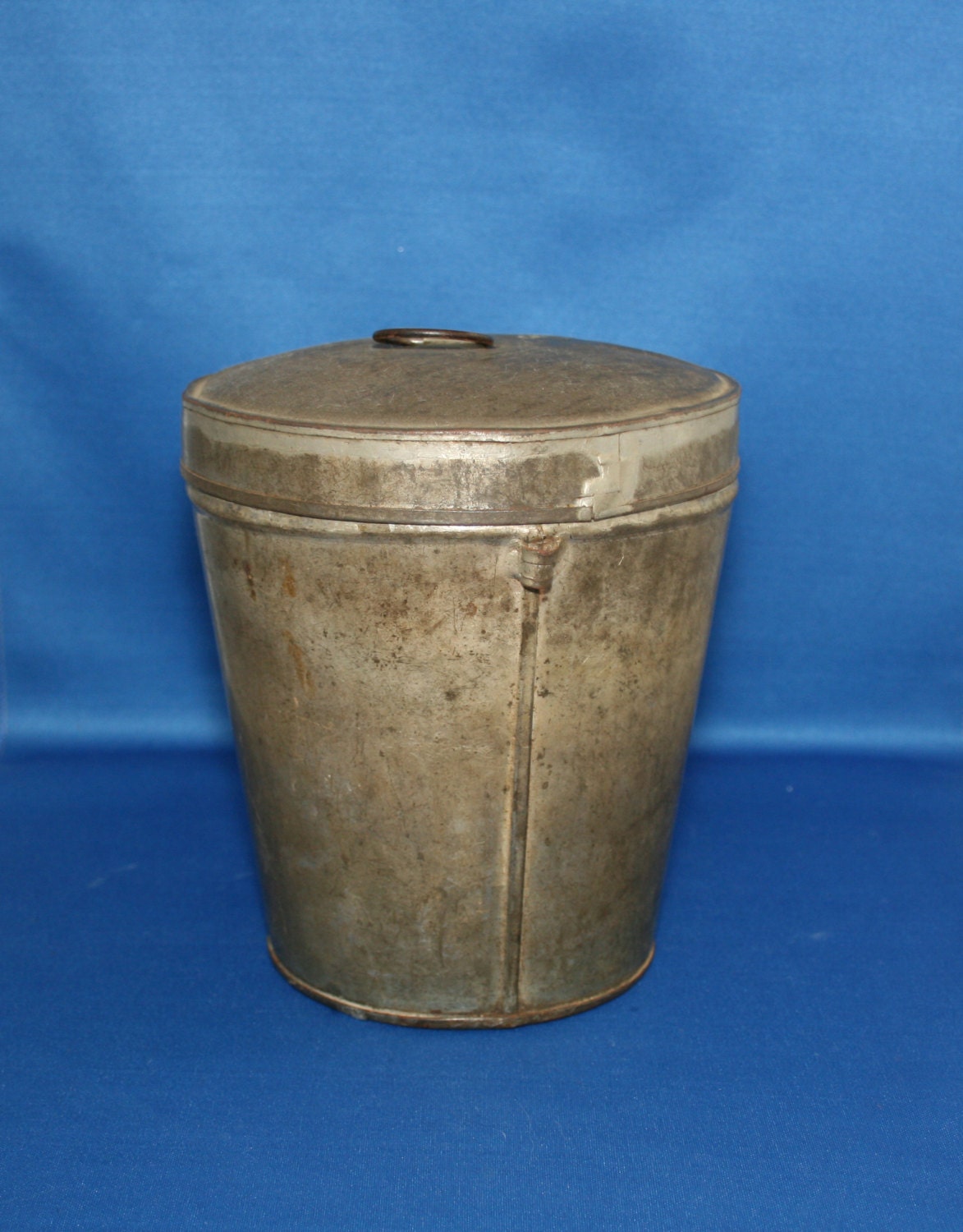 Vintage Primitive Tin Pudding Mold Circa 1900’s Tin Mould Steam Mold