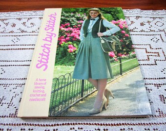 Stitch by Stitch Volume 6 - A Home Library Of Sewing Knitting Crochet and Needlecraft Craft Hardcover Book Crocheting Patterns Torstar