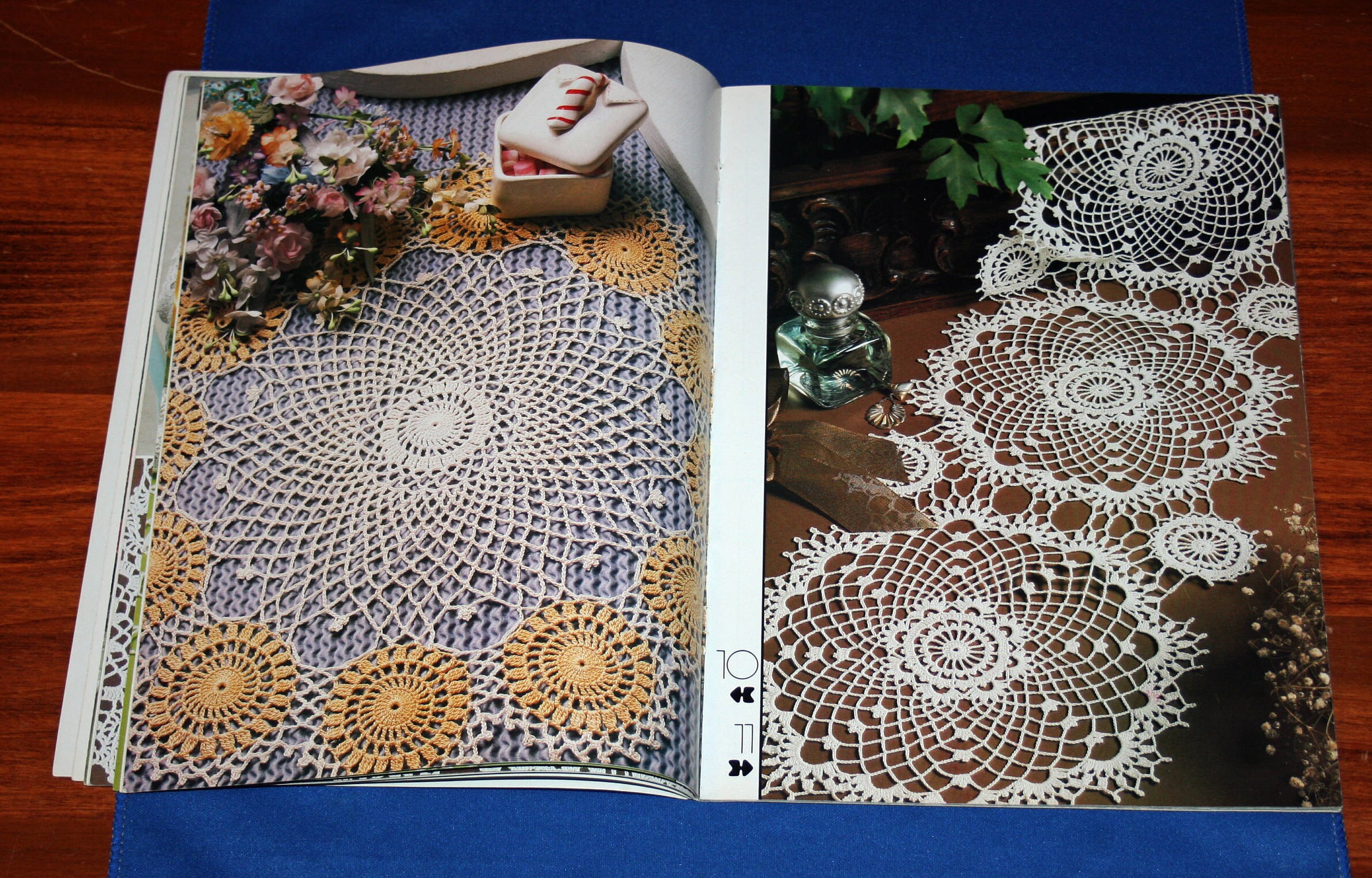 Vintage Decorative Crochet Magazine Crocheting Patterns Doily