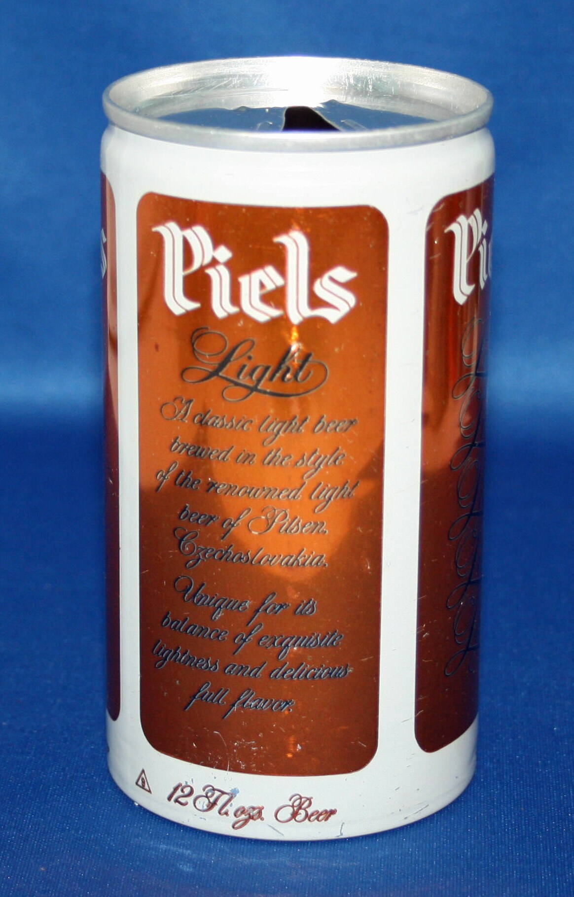 Vintage Piels Light Beer Pull Tab Aluminum Can Piel Bros Allentown PA