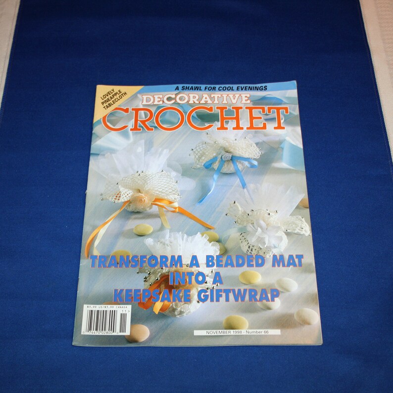 Vintage Decorative Crochet Pattern Magazine 25 Crocheting Etsy