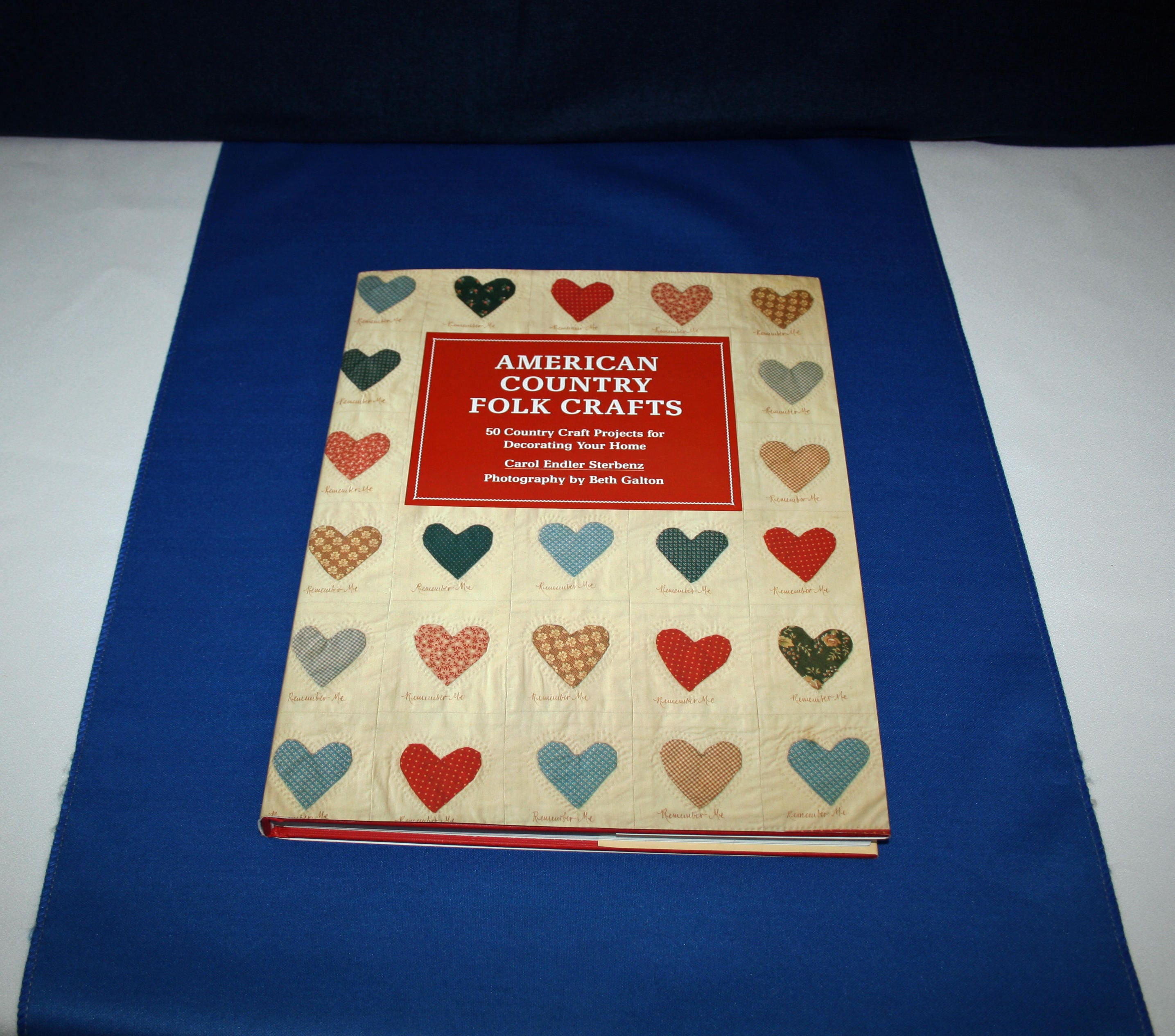 Vintage Book American Country Folk Crafts 50 Country Craft Projects