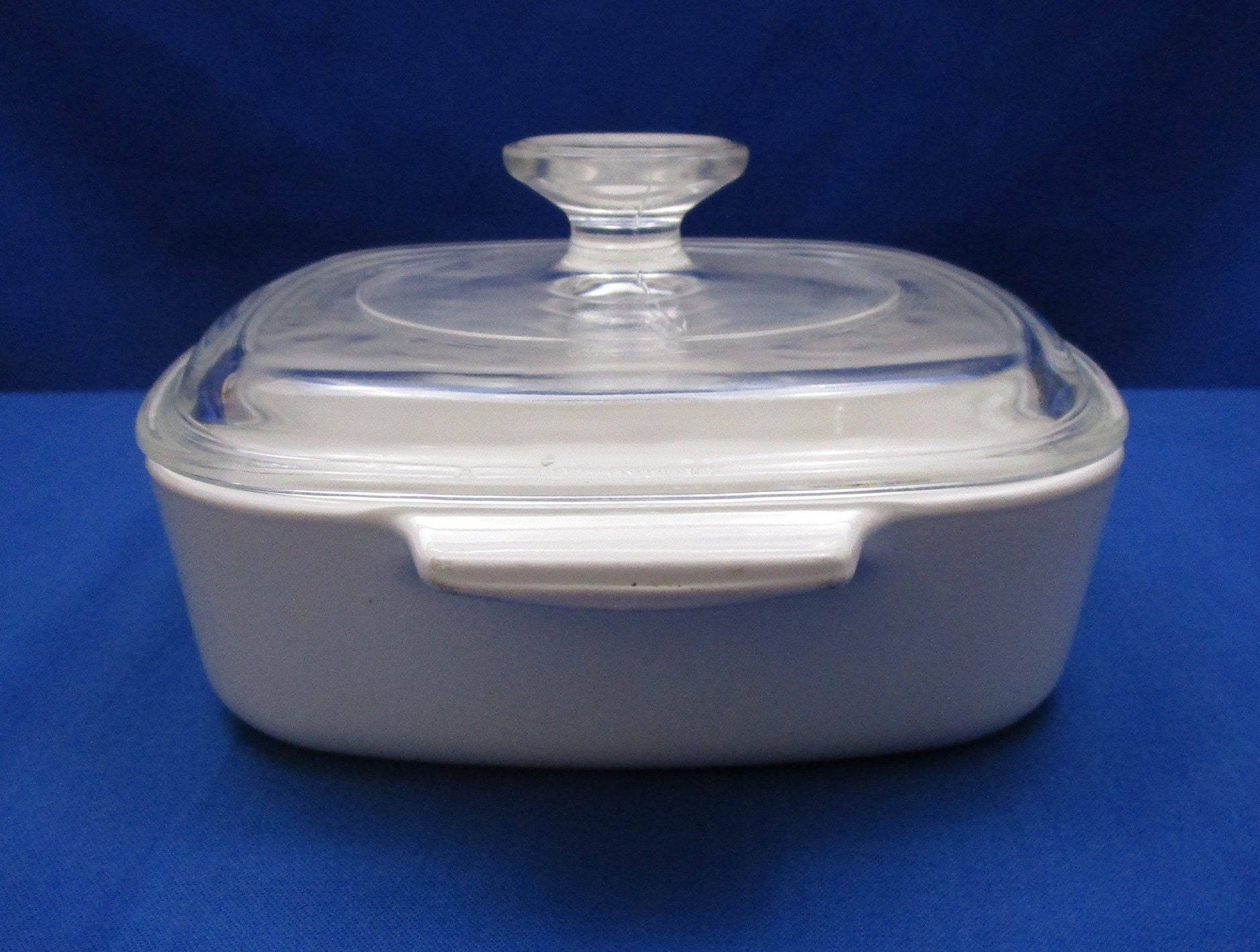 Vintage CorningWare Spice of Life 1 Quart Casserole Dish with Glass