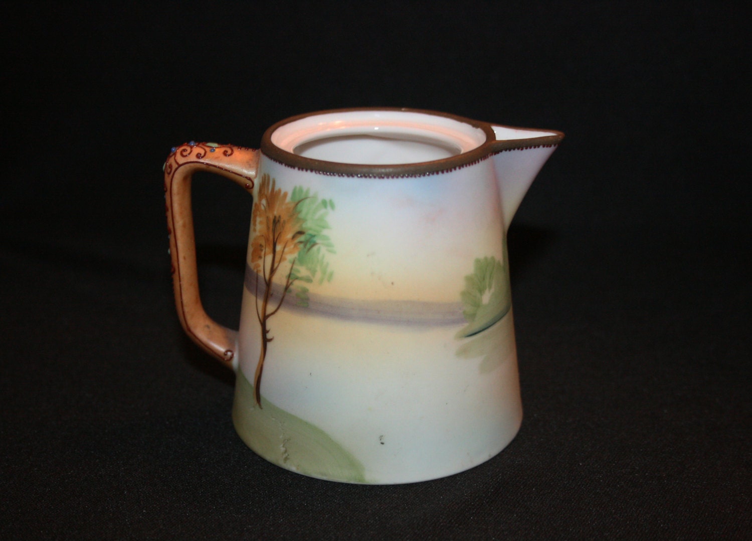 Antique Creamer Pitcher Teapot Morimura Brothers Noritake Nippon Hand