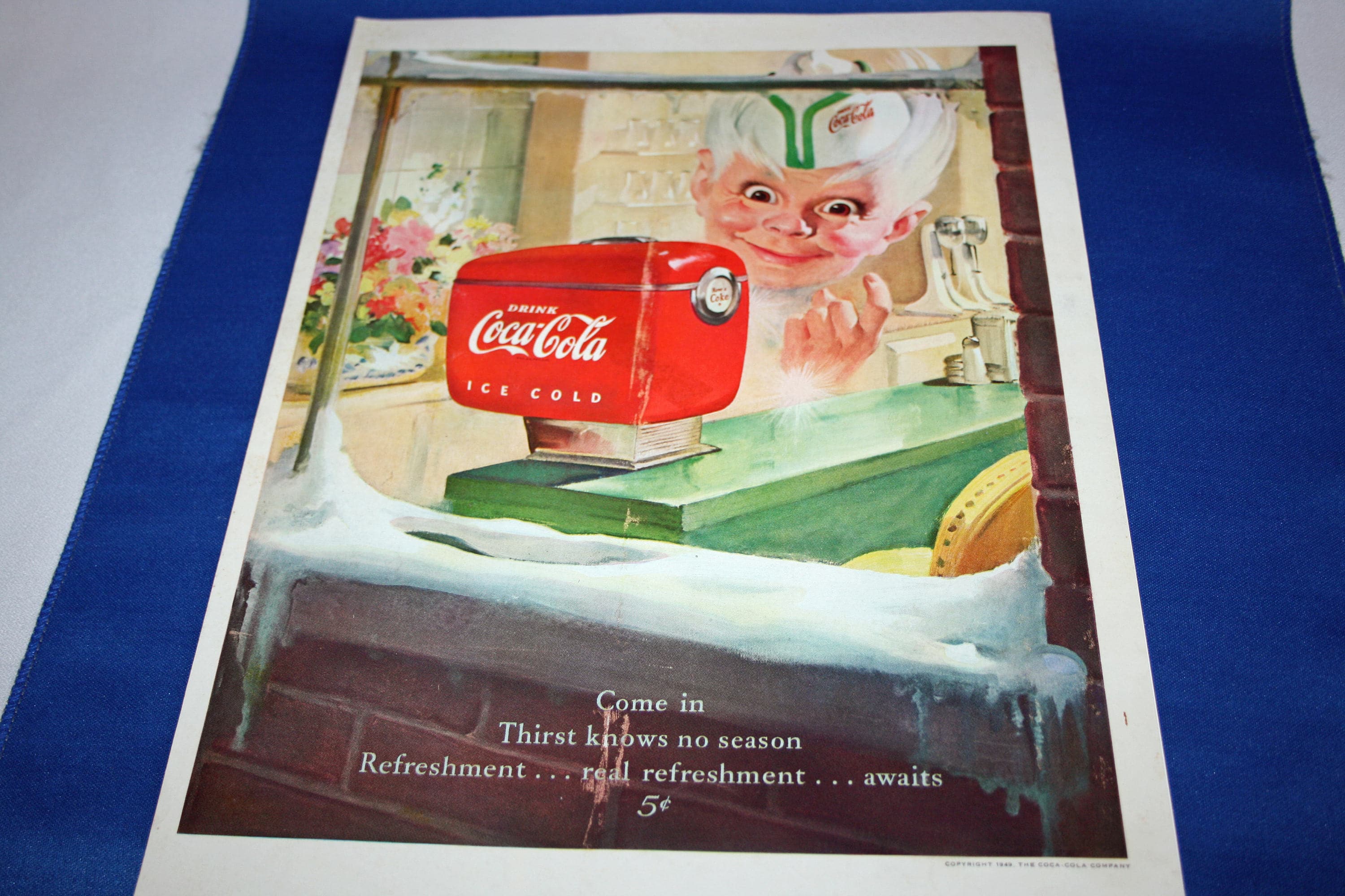 1949 coca cola machine