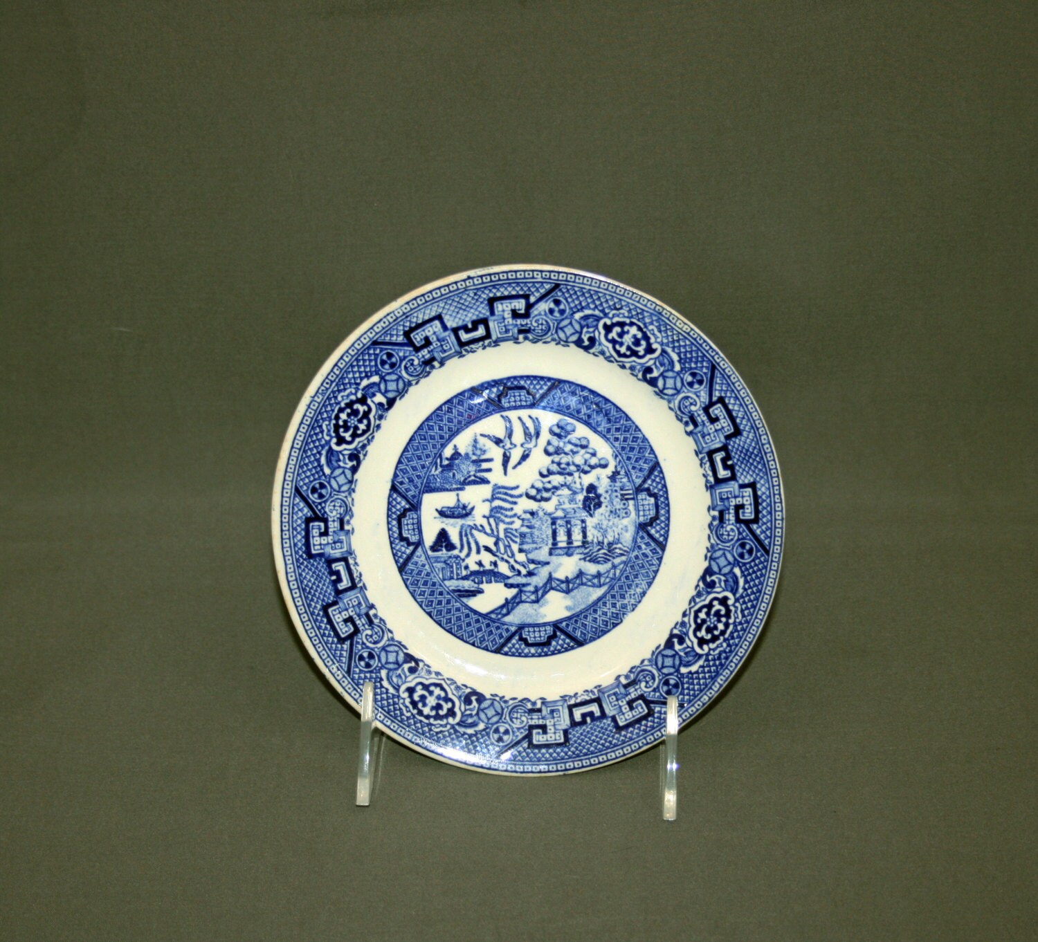Homer laughlin top blue willow