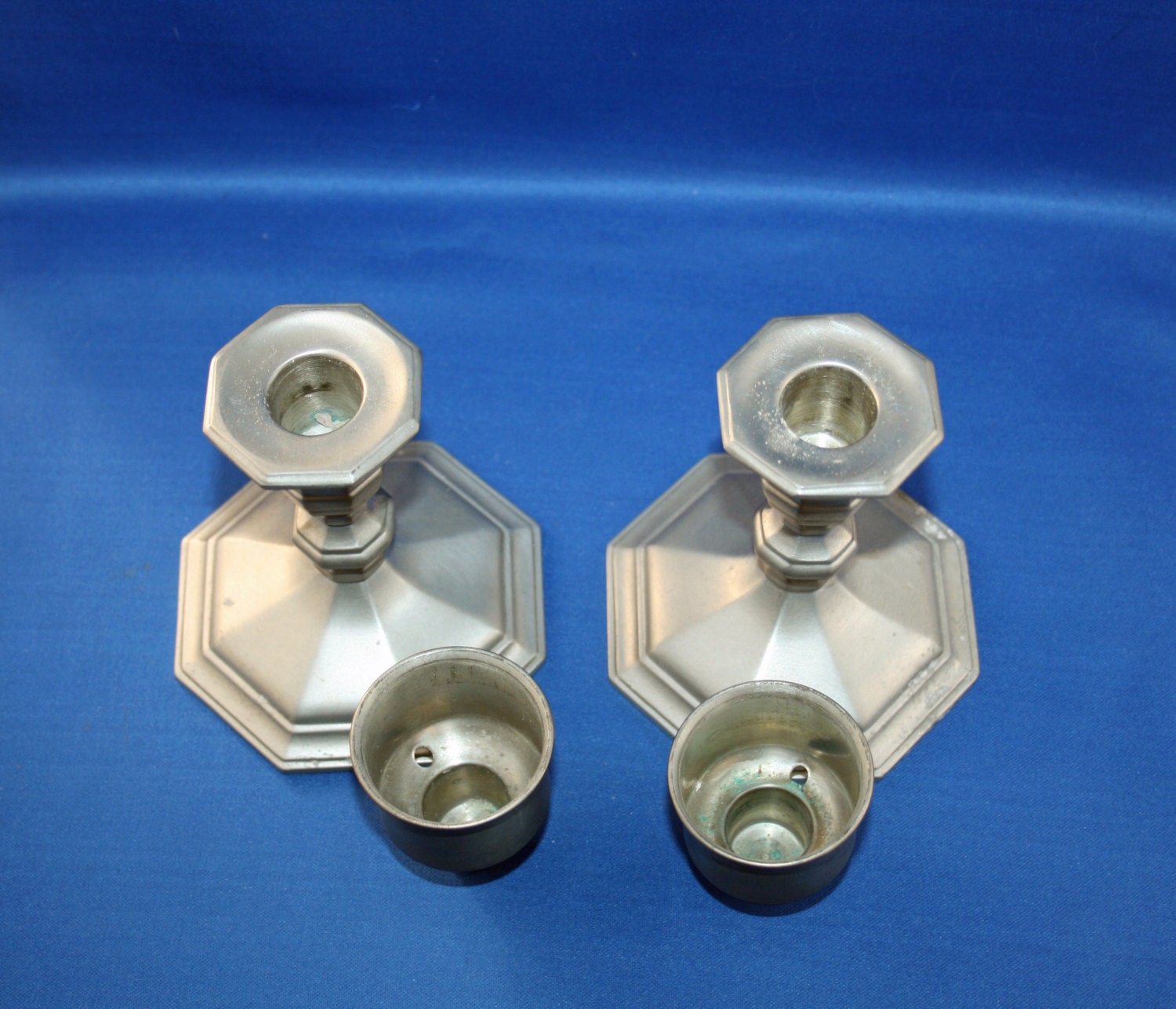 Vintage 61/2 inch Gorham Pewter Candlestick PH29 Set of 2 Candlesticks