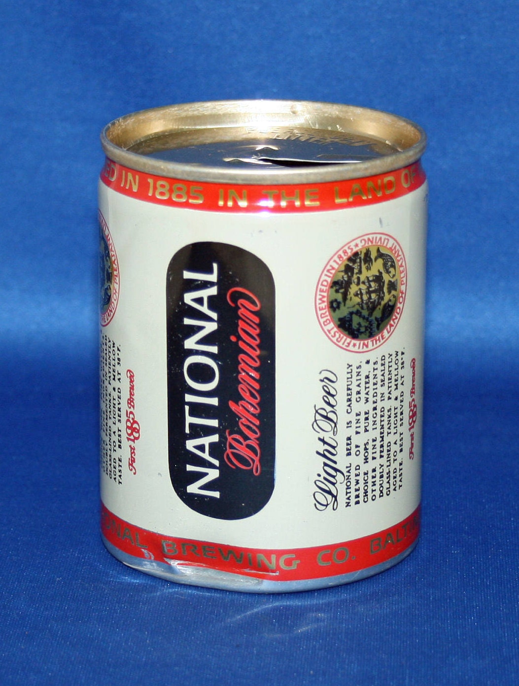 Vintage Carling NATIONAL Bohemian Beer Can Aluminum 8 FL OZ Bar
