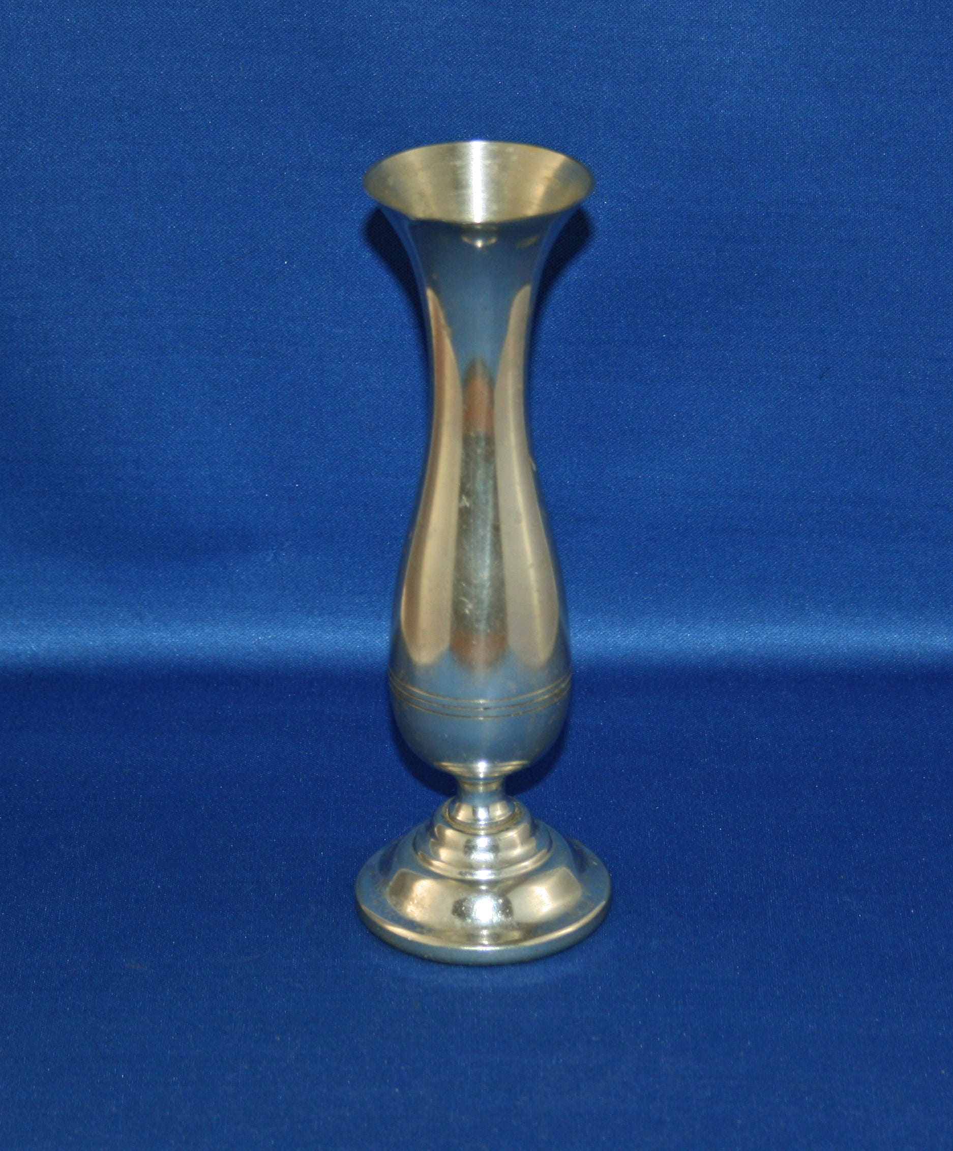 Vintage Steiff Pewter Flower Bud Vase P 131 Collectible Metalware