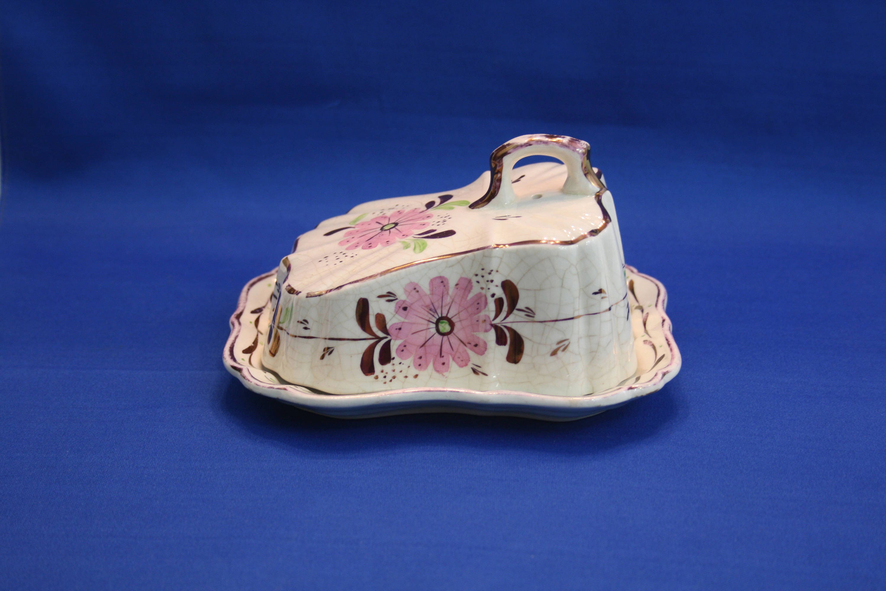 Antique Cheese Keeper Dish 