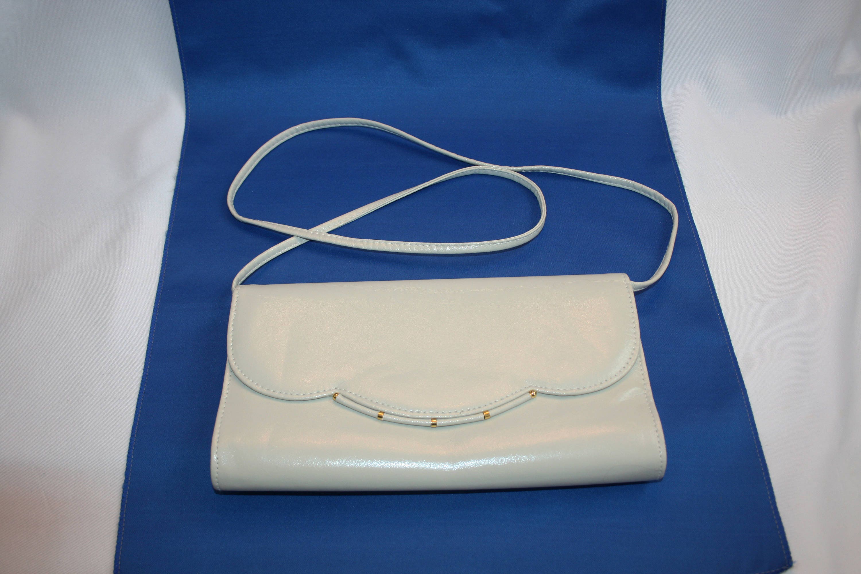 cream clutch purse