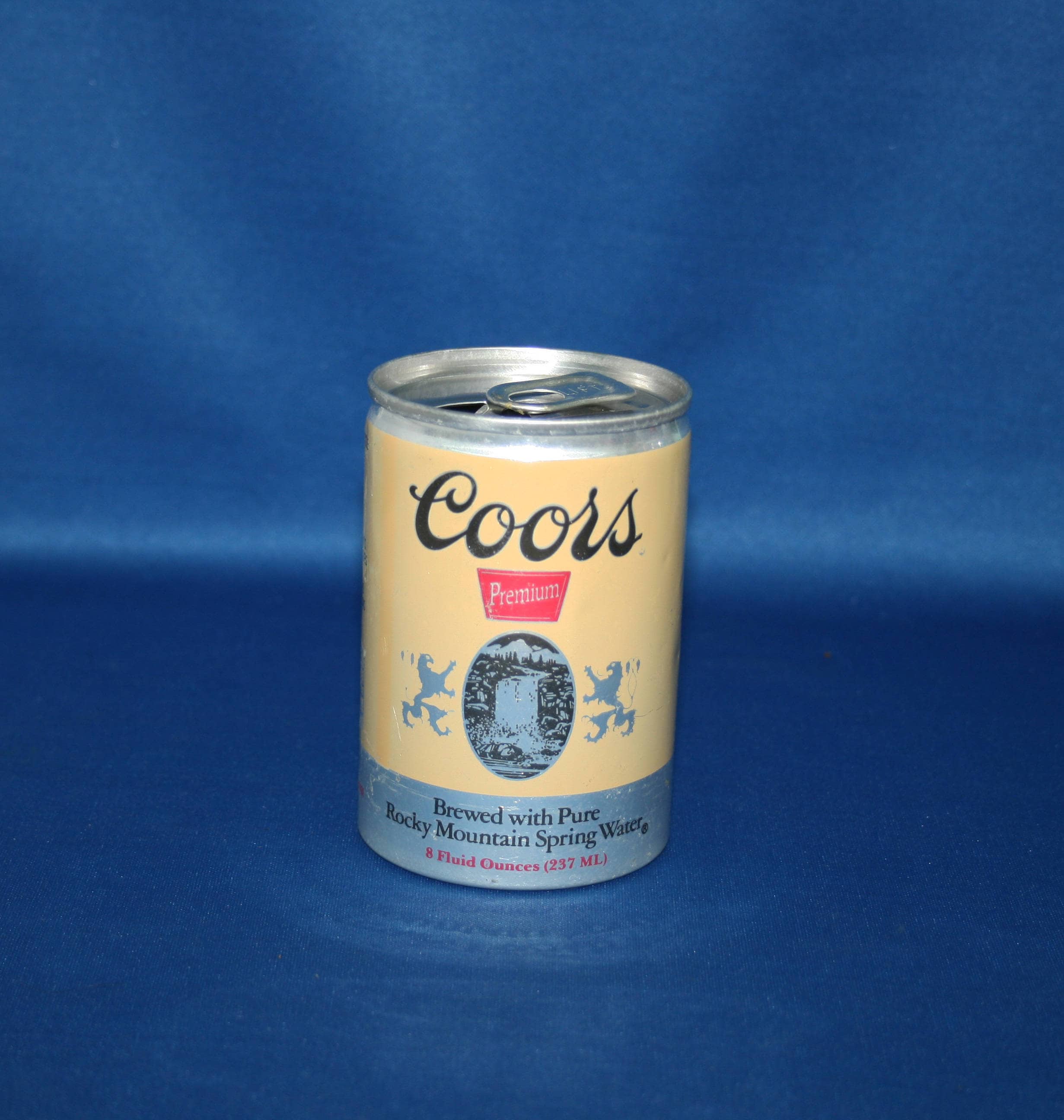 Vintage Coors Beer 8 ounce Can Aluminum Safety Tab Adolph Coors Co