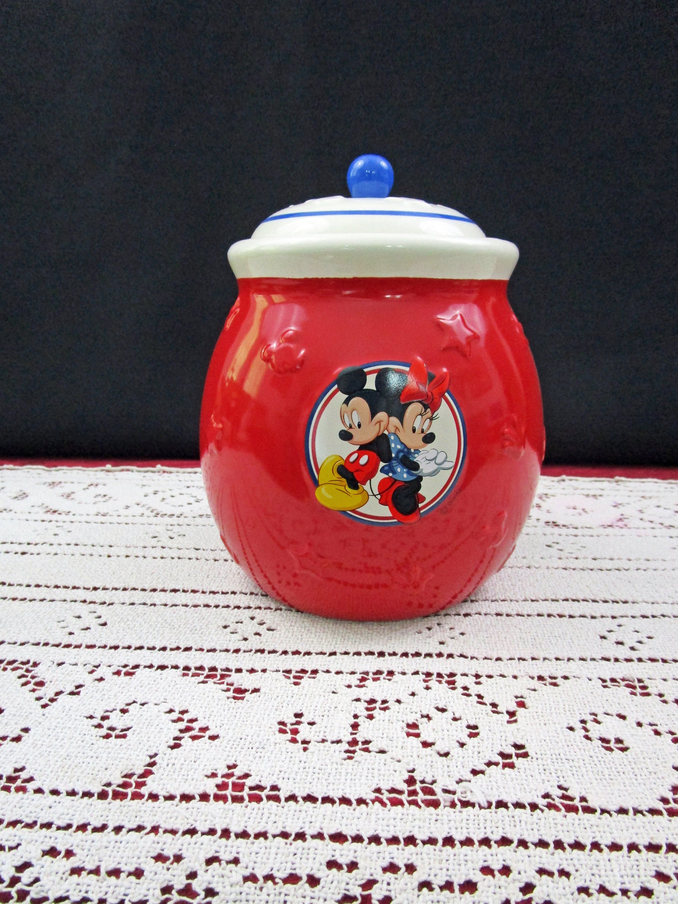 Lidded Cookie Jar Canister