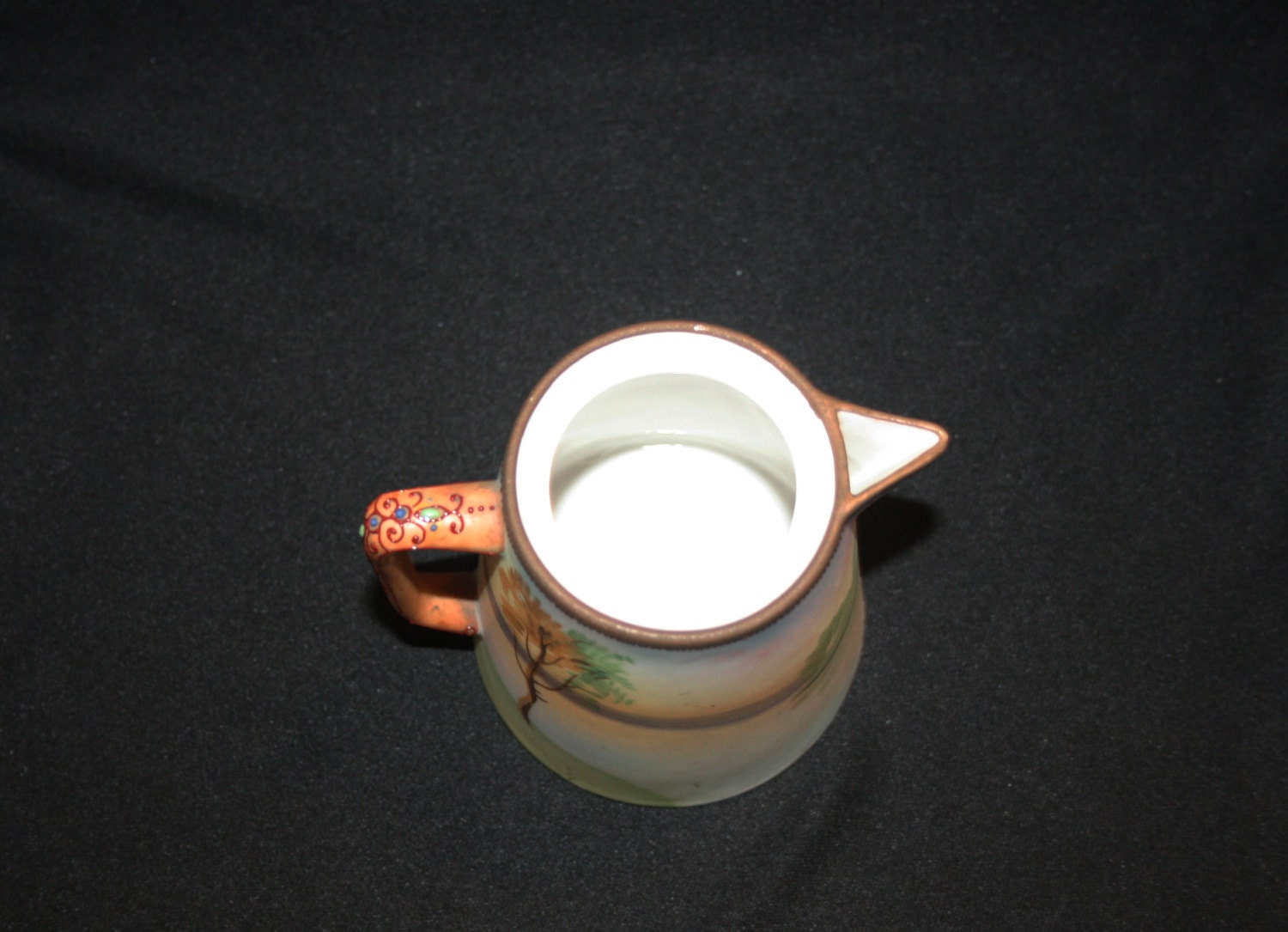 Antique Creamer Pitcher Teapot Morimura Brothers Noritake Nippon Hand