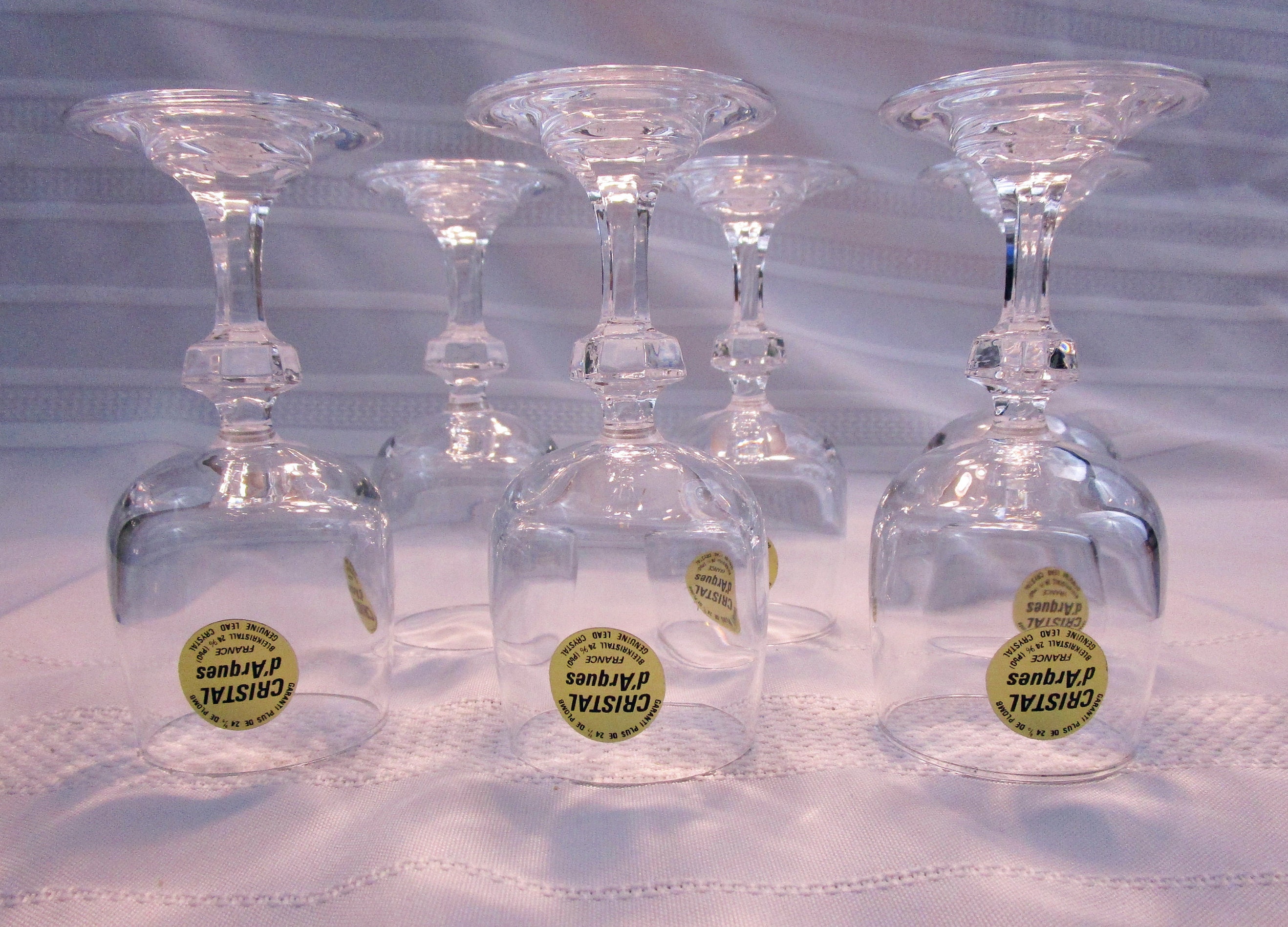 Vintage Cordial Glasses Boxed Set of 6 Paris Royal Crystal Cordial