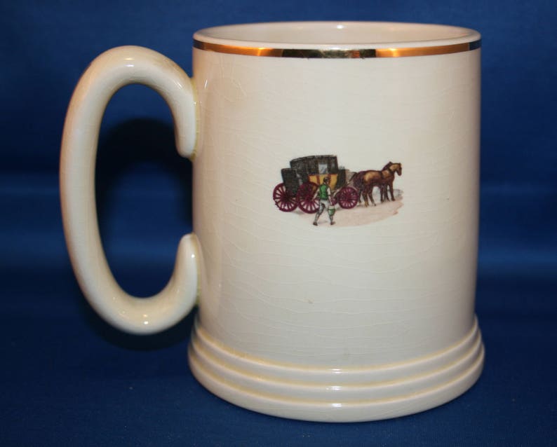 Vintage Lord Nelson Ware Cup Elijah Cotton Old Coach House Stout Ale Beer Tankard Coffee Mug Made in England image 7